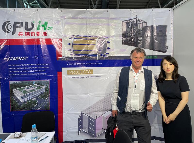 CPU H2 shows up at the Intersolar Europe ! Attracting overseas attention