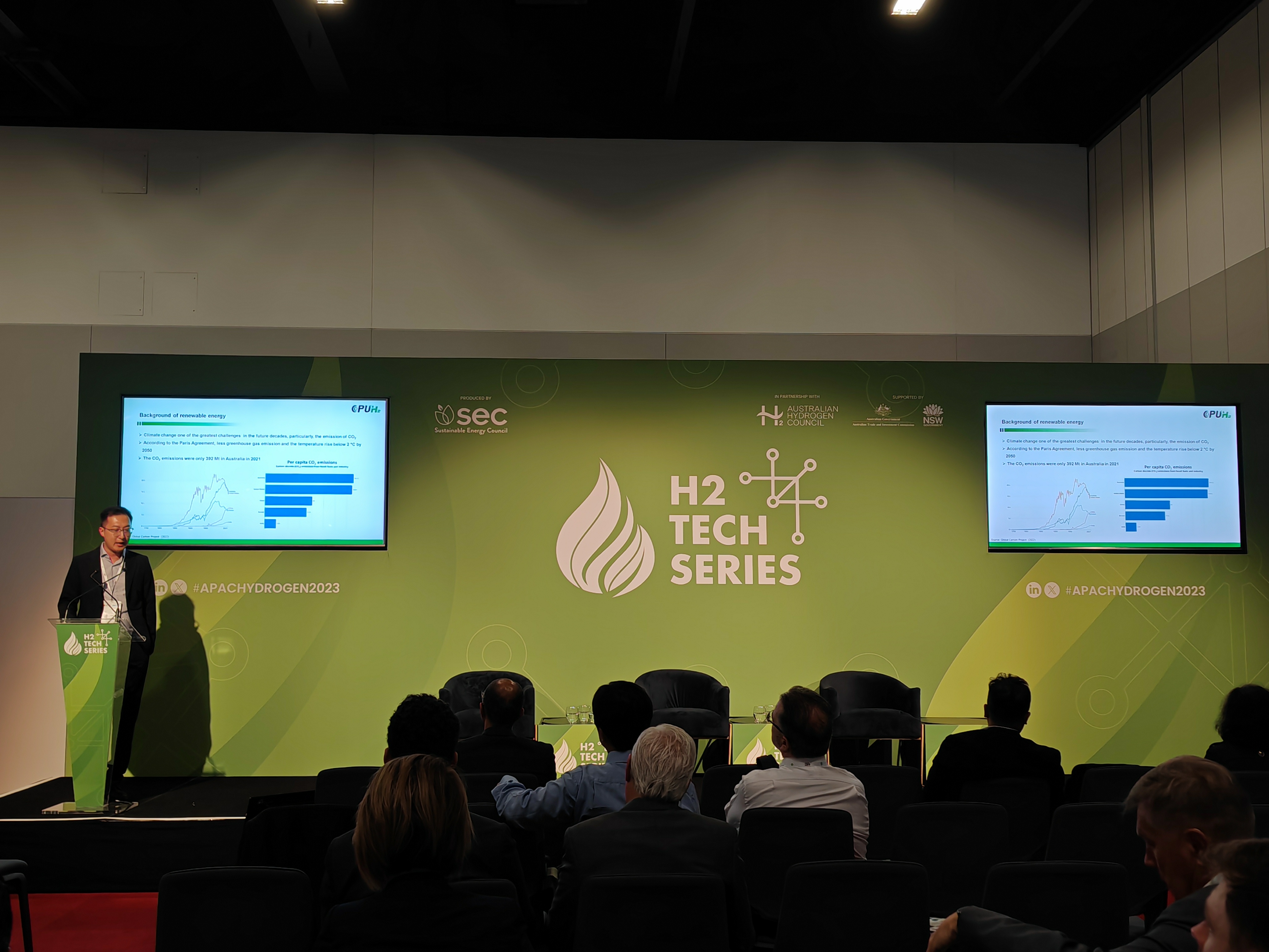 CPUH2 Presented at the Asia-Pacific Hydrogen Summit & Exhibition 2023
