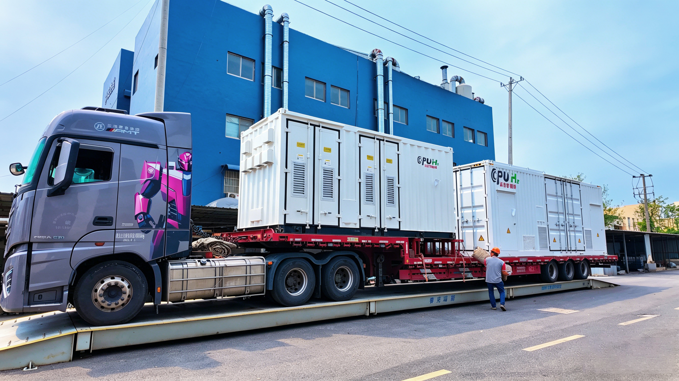 100 Nm³ Containerized Hydrogen System Successfully Dispatched